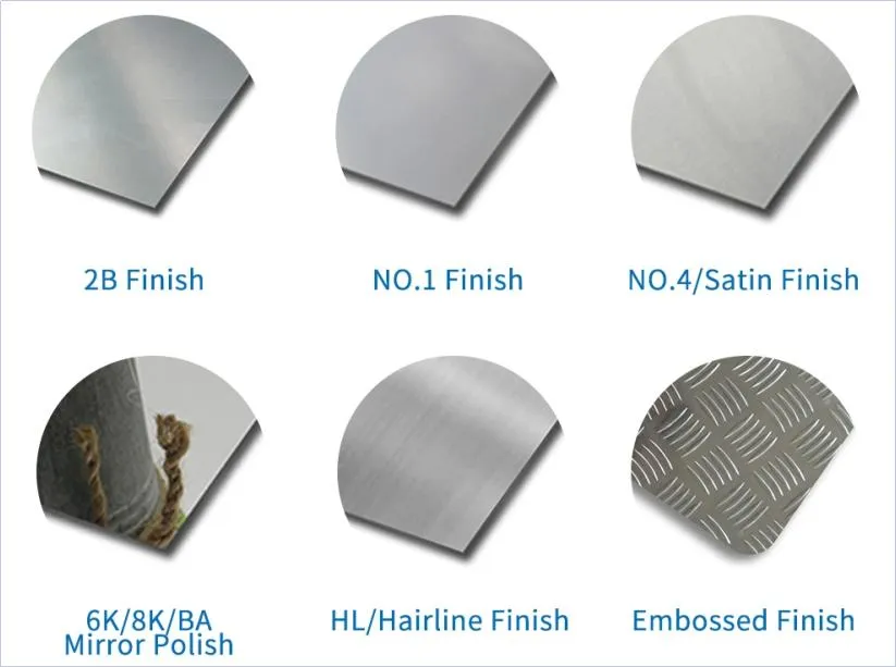 ASTM 2.5mm 3mm 厚さ ステンレス鋼板 316/430/2205 No. 1 Ba 0